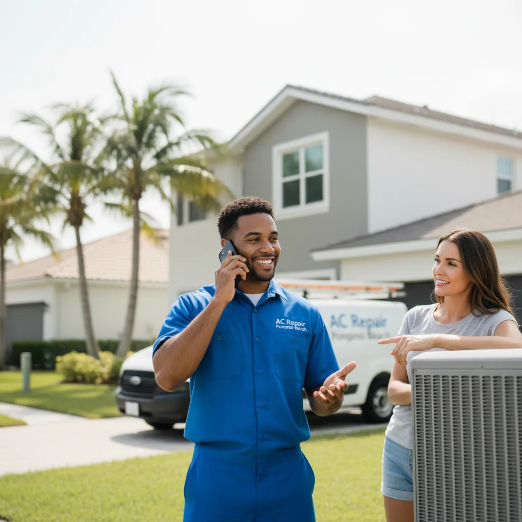 AC Repair Pompano Beach customer support in Pinetta